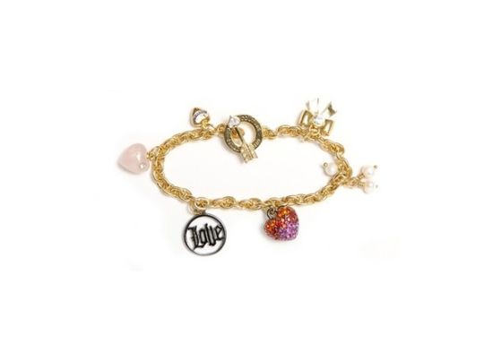 Juicy Couture帶吊墜手鏈 Juicy Couture帶吊墜手鏈Juicy Couture 粉紅浪漫的情人節珠寶禮物