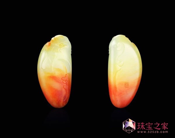 吳金星和田玉籽料丹鳳朝陽掛件